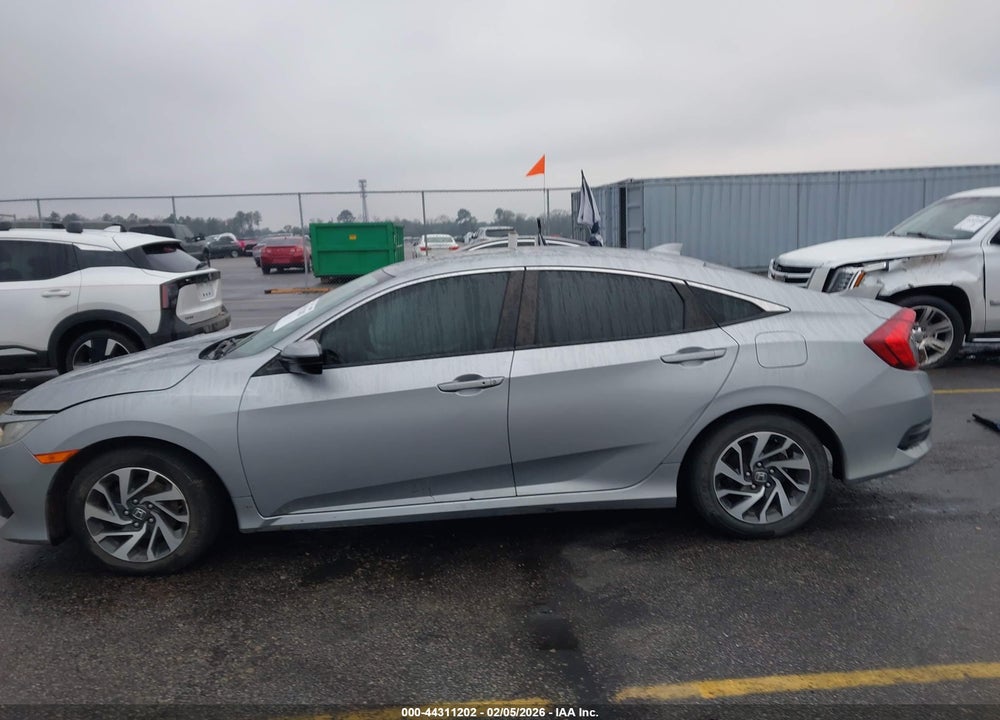 2018 HONDA CIVIC EX VIN: 2HGFC2F76JH609741