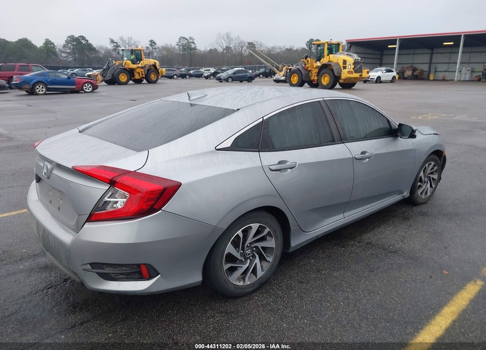 2018 HONDA CIVIC EX VIN: 2HGFC2F76JH609741