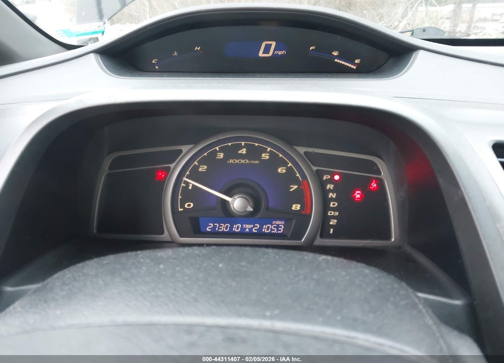 2007 HONDA CIVIC VIN: 1HGFA16837L101358