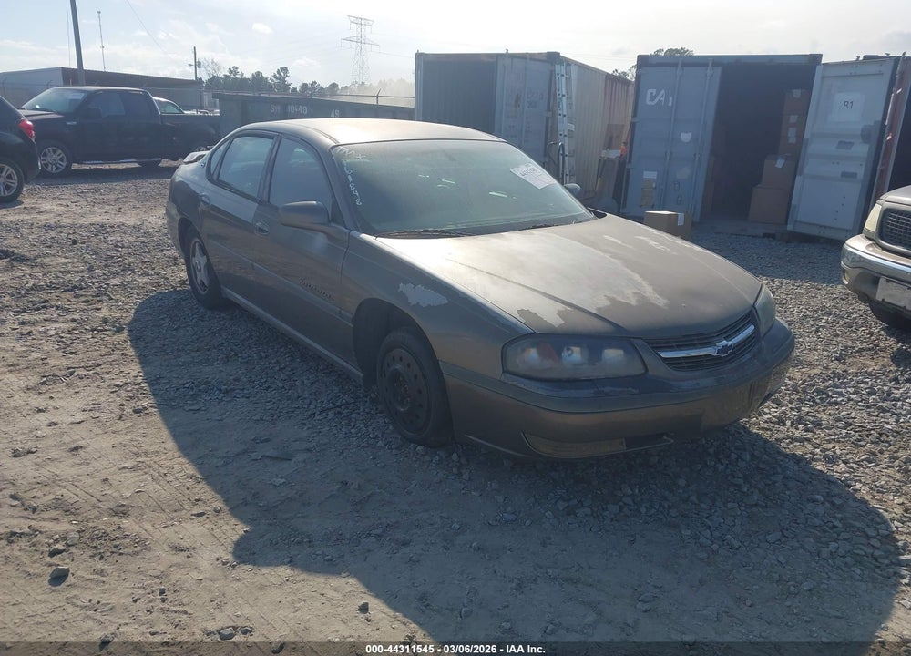 2002 CHEVROLET IMPALA LS VIN: 2G1WH55K229161848