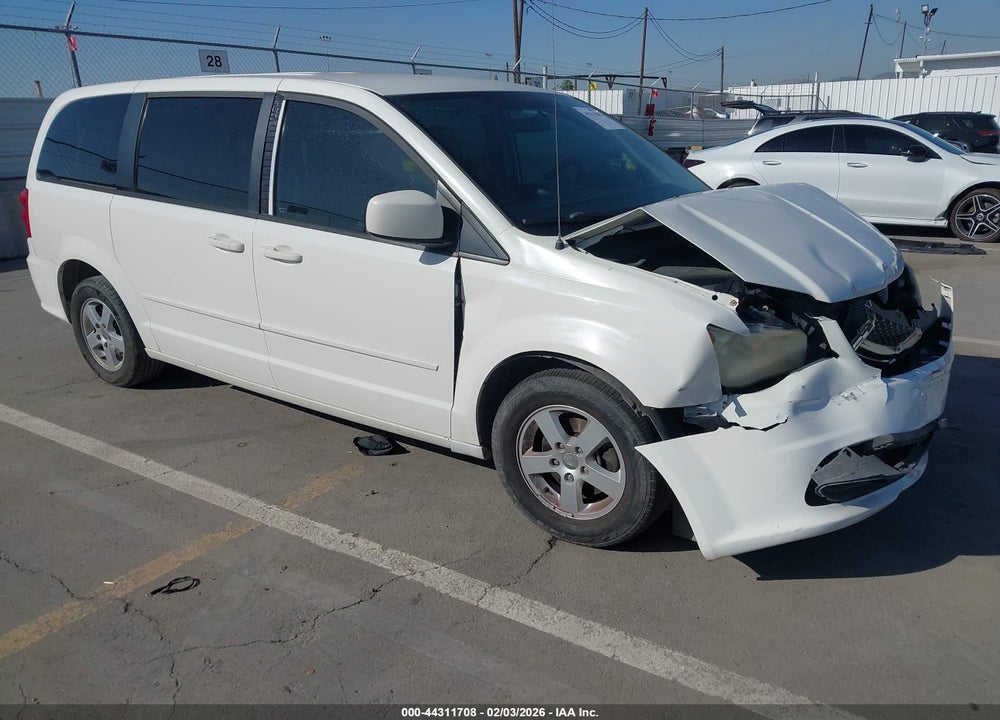 2012 DODGE GRAND CARAVAN SXT VIN: 2C4RDGCG0CR319325