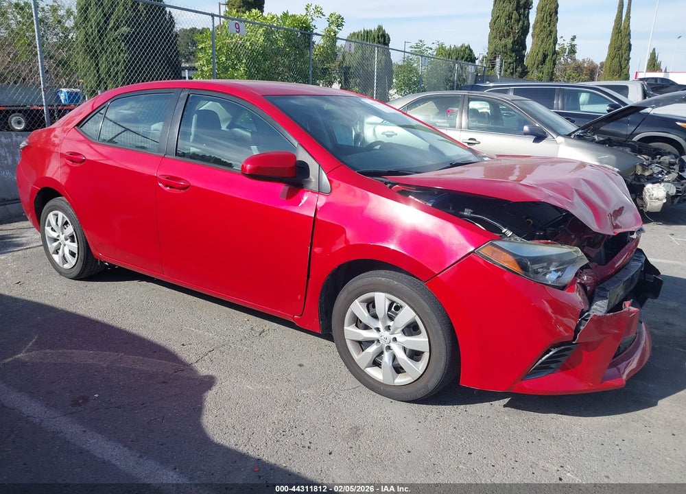 2016 TOYOTA COROLLA LE VIN: 5YFBURHE2GP402152