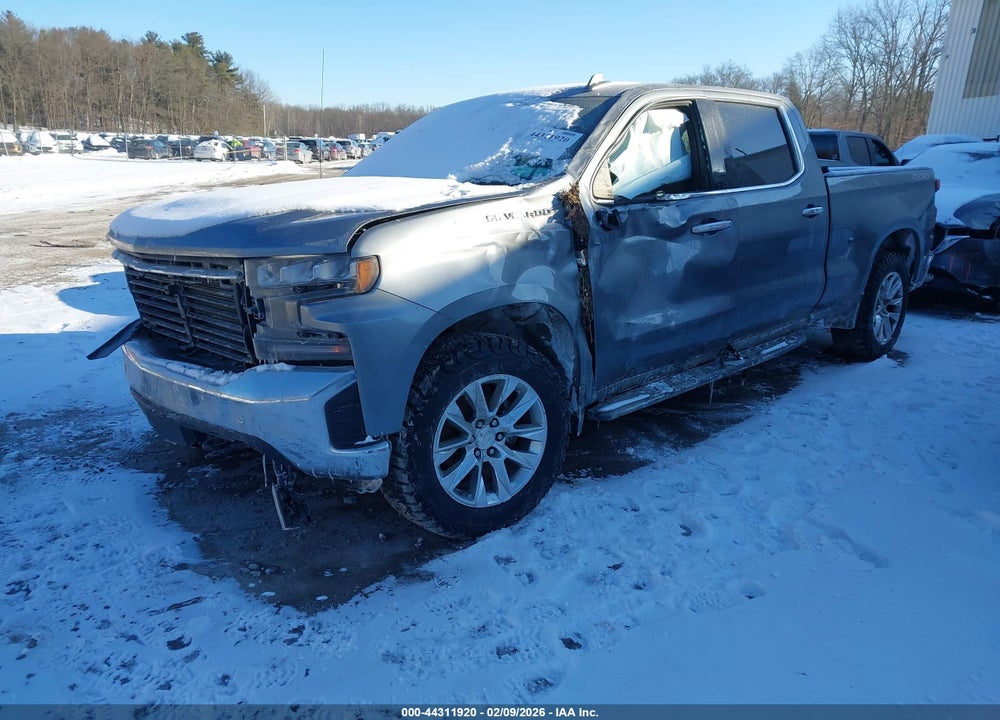 2021 CHEVROLET SILVERADO 1500 4WD  STANDARD BED LTZ VIN: 1GCUYGED2MZ222314
