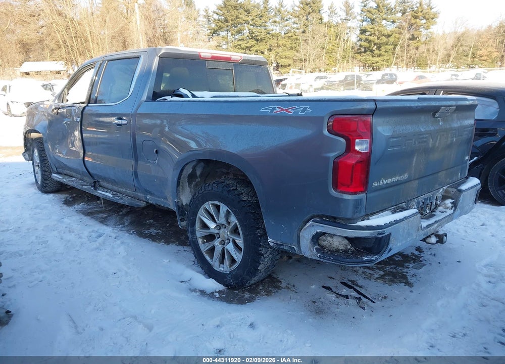 2021 CHEVROLET SILVERADO 1500 4WD  STANDARD BED LTZ VIN: 1GCUYGED2MZ222314