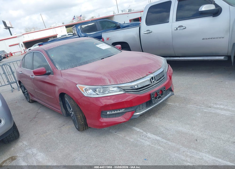 2017 HONDA ACCORD SPORT VIN: 1HGCR2F54HA009941