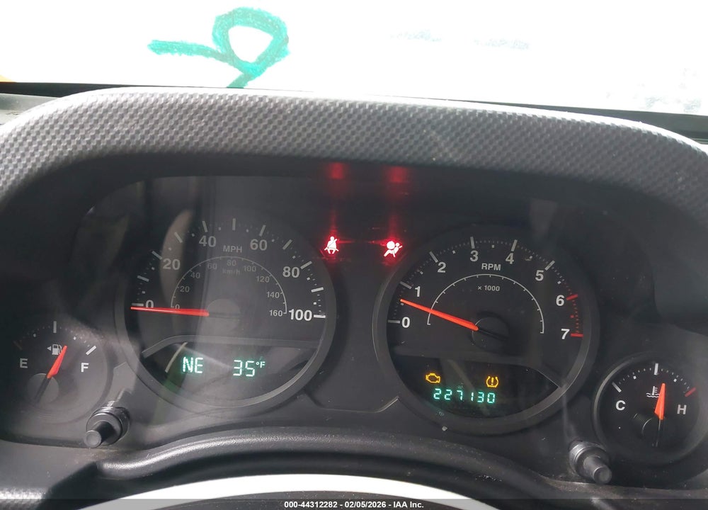 2009 JEEP WRANGLER X VIN: 1J4FA24109L723584