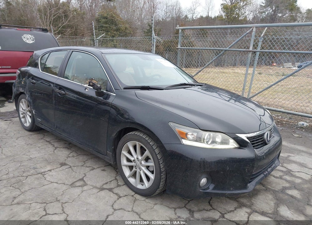 2012 LEXUS CT 200H PREMIUM VIN: JTHKD5BH8C2109682