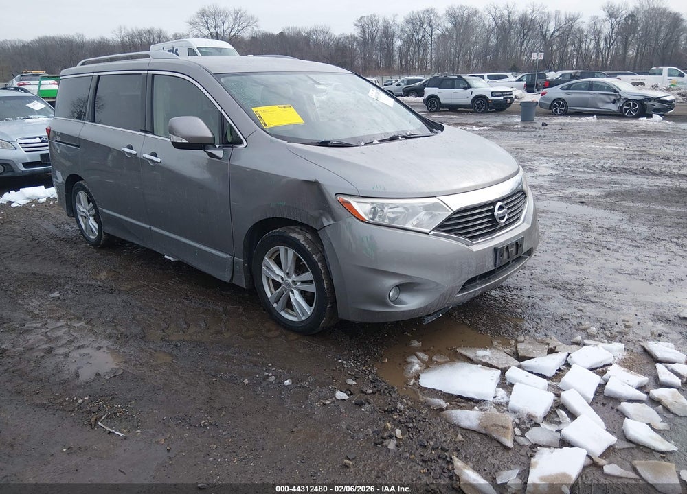 2012 NISSAN QUEST S/SV/SL/LE VIN: JN8AE2KPXC9031501