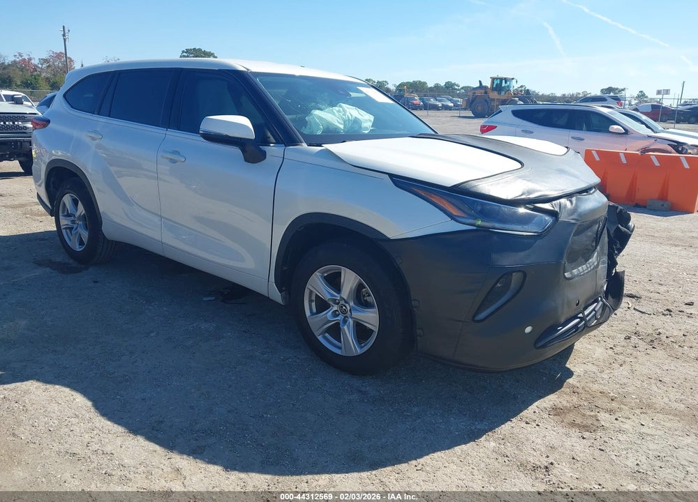 2021 TOYOTA HIGHLANDER LE VIN: 5TDZZRAH0MS527898