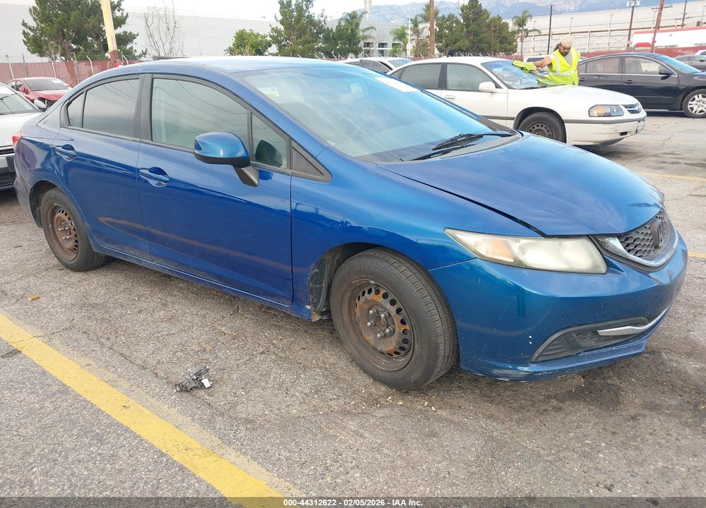 2013 HONDA CIVIC LX VIN: 19XFB2F55DE281891
