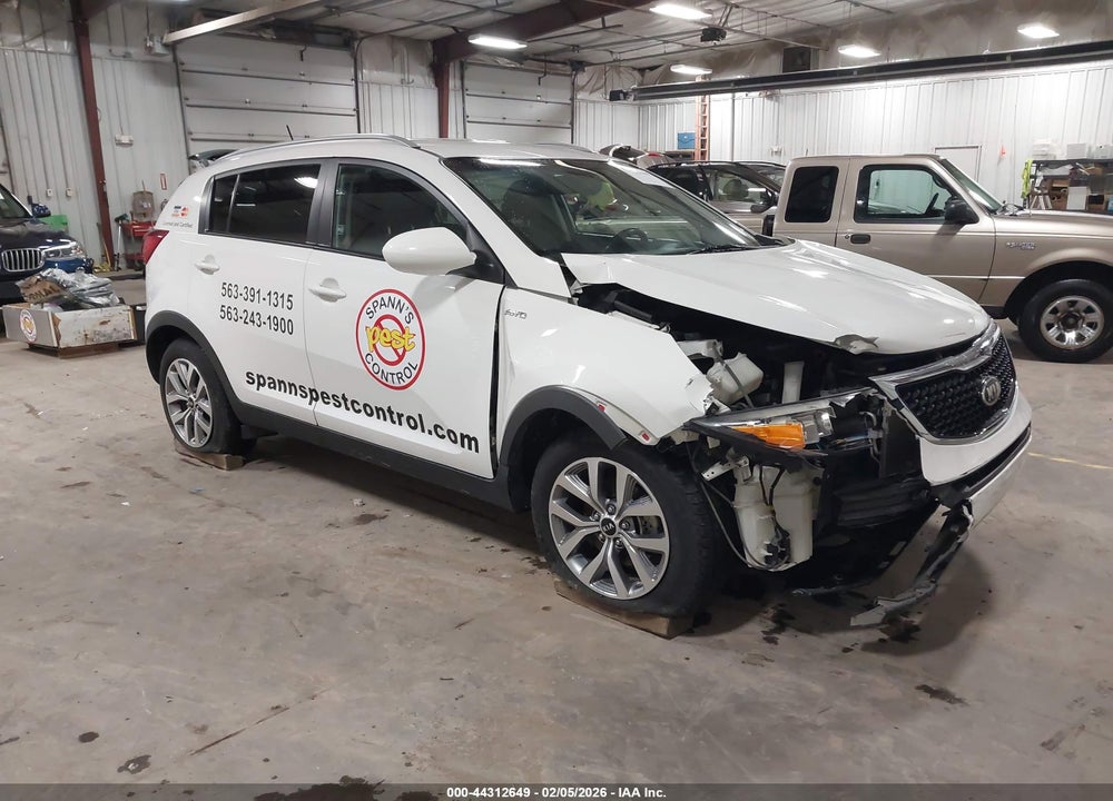 2016 KIA SPORTAGE LX VIN: KNDPBCAC2G7799512