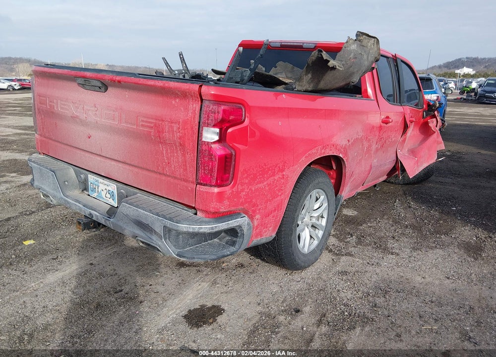 2019 CHEVROLET SILVERADO 1500 LT VIN: 1GCRYDED9KZ352124