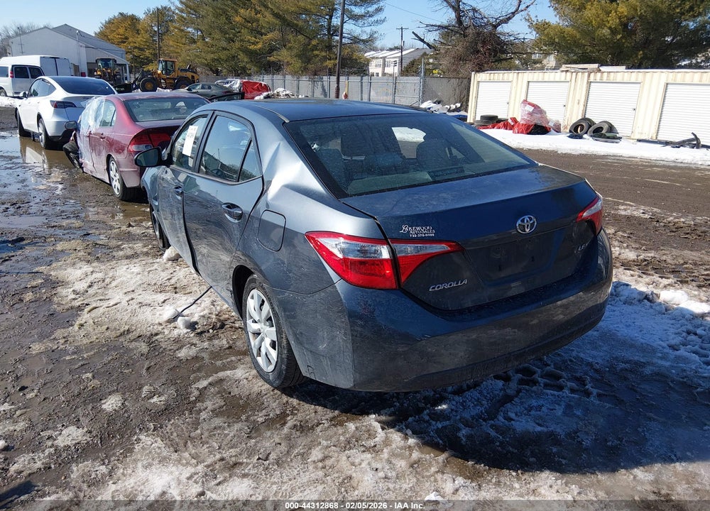 2016 TOYOTA COROLLA LE VIN: 5YFBURHE0GP517199