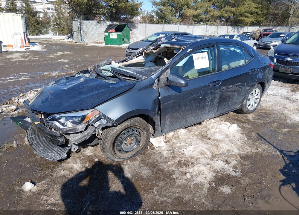 2016 TOYOTA COROLLA LE VIN: 5YFBURHE0GP517199