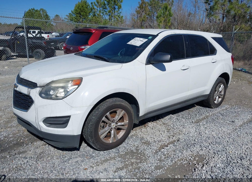 2016 CHEVROLET EQUINOX LS VIN: 2GNALBEK1G6211430