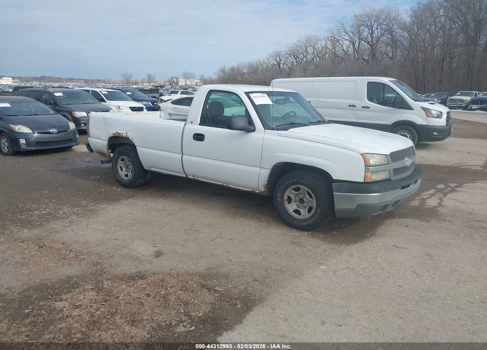 2004 CHEVROLET SILVERADO 1500 WORK TRUCK VIN: 1GCEC14XX4Z327632