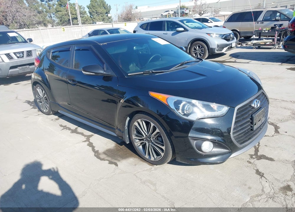 2016 HYUNDAI VELOSTER TURBO VIN: KMHTC6AEXGU254265