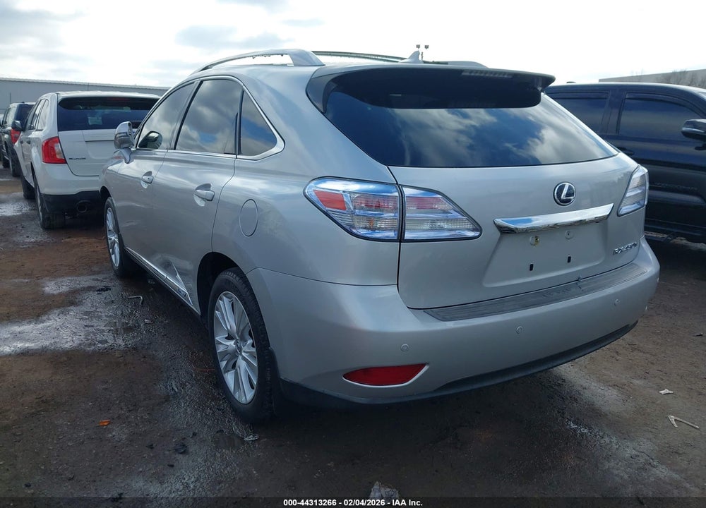 2011 LEXUS RX 450H VIN: JTJBC1BA1B2035209