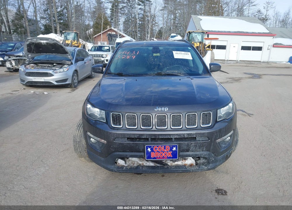 2018 JEEP COMPASS LATITUDE 4X4 VIN: 3C4NJDBBXJT223370