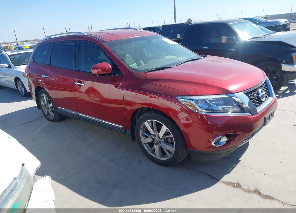 2014 NISSAN PATHFINDER PLATINUM VIN: 5N1AR2MM2EC691214