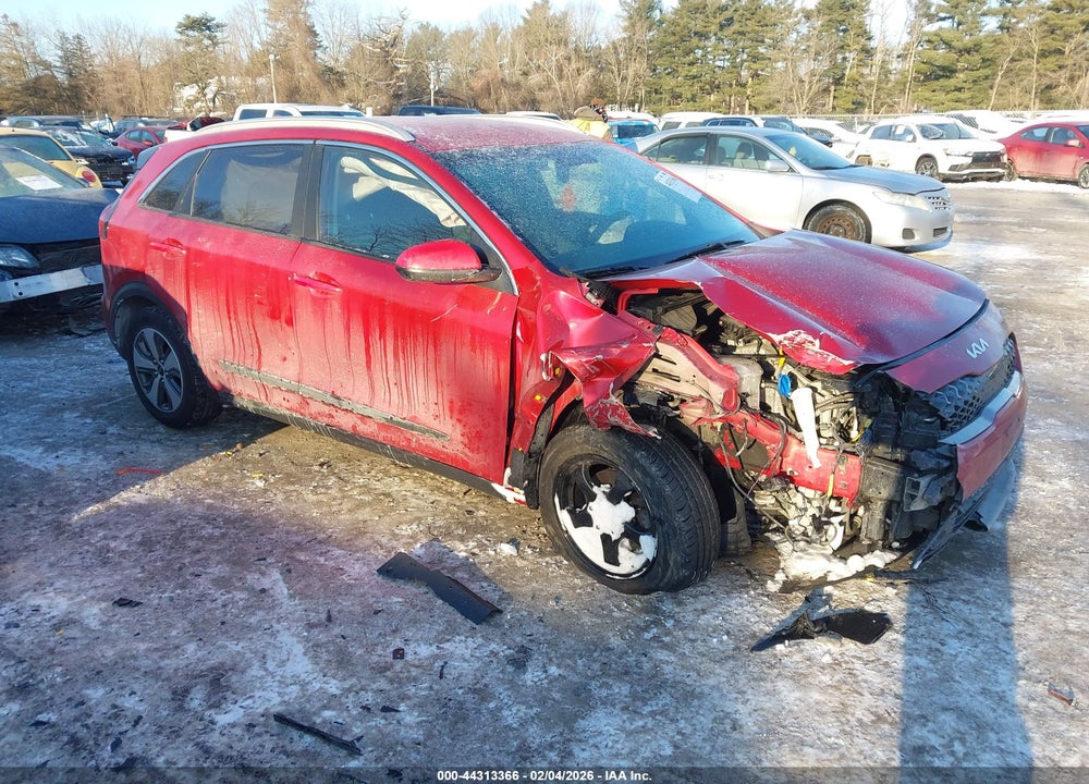 2022 KIA NIRO LX VIN: KNDCB3LC4N5515432