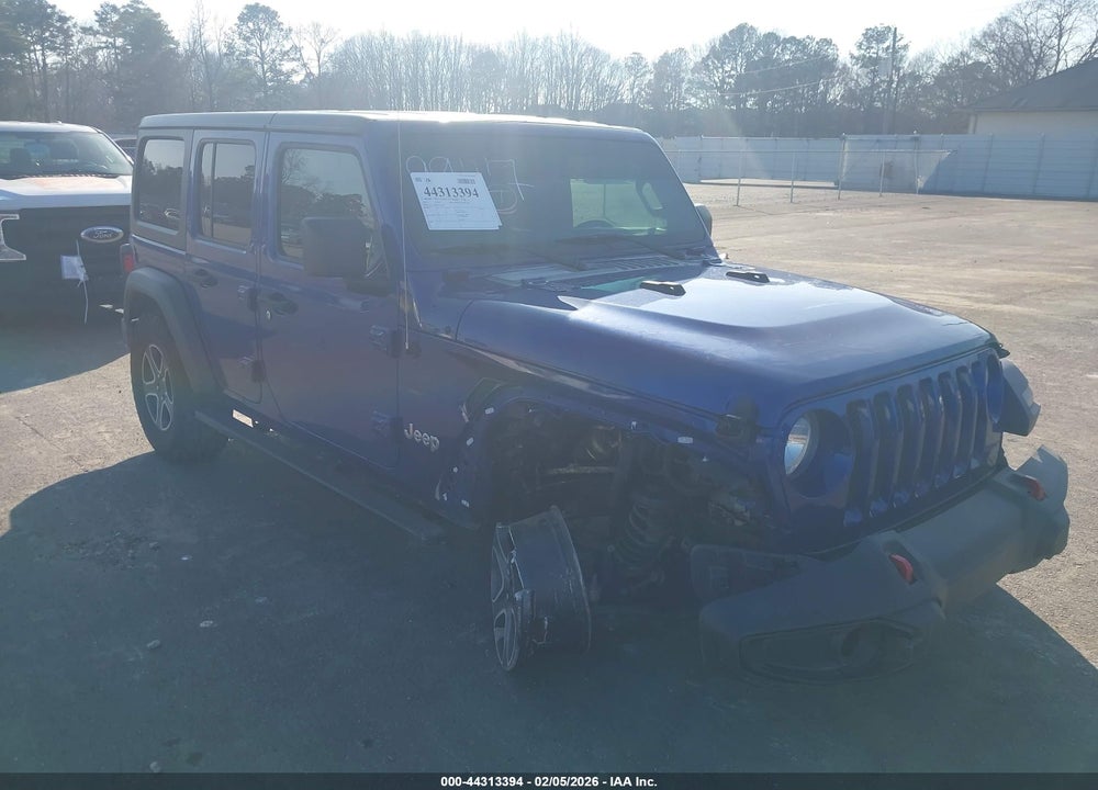 2020 JEEP WRANGLER UNLIMITED SPORT S 4X4 VIN: 1C4HJXDG0LW109947