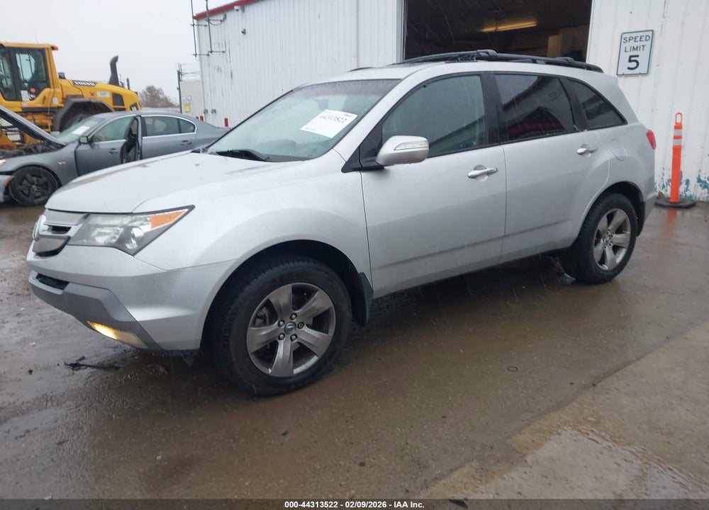 2007 ACURA MDX SPORT PACKAGE VIN: 2HNYD28587H522250