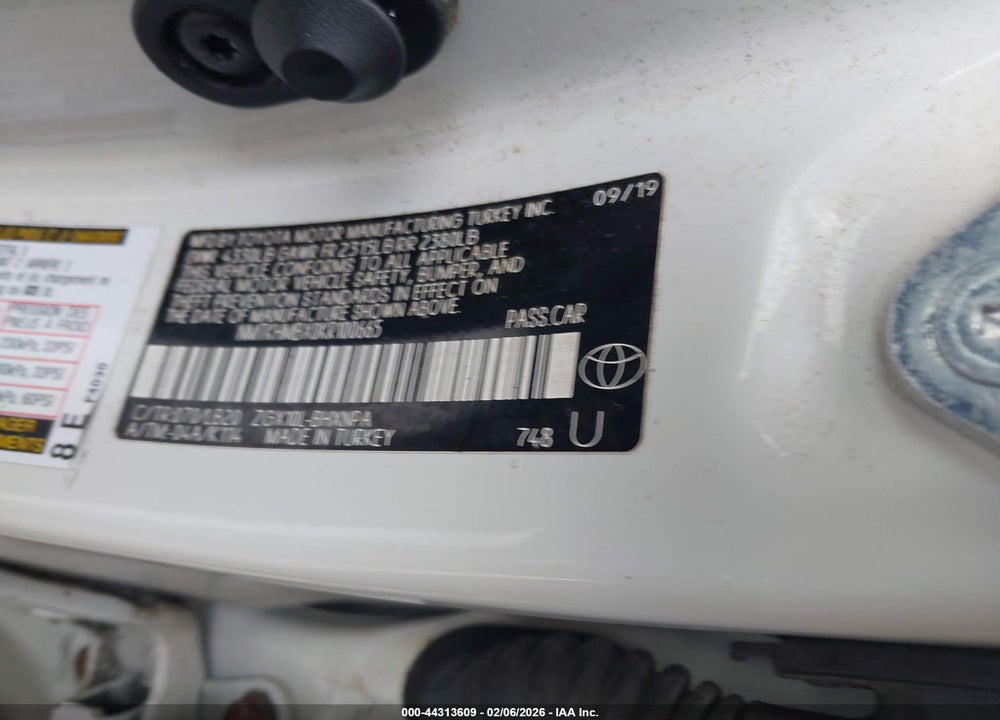 2019 TOYOTA C-HR LIMITED VIN: NMTKHMBX0KR100665
