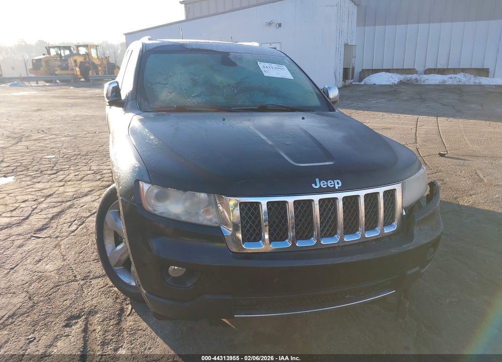 2011 JEEP GRAND CHEROKEE OVERLAND VIN: 1J4RR6GT8BC606514