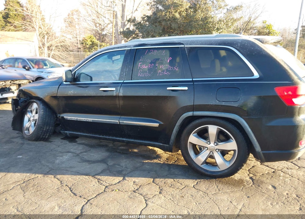 2011 JEEP GRAND CHEROKEE OVERLAND VIN: 1J4RR6GT8BC606514