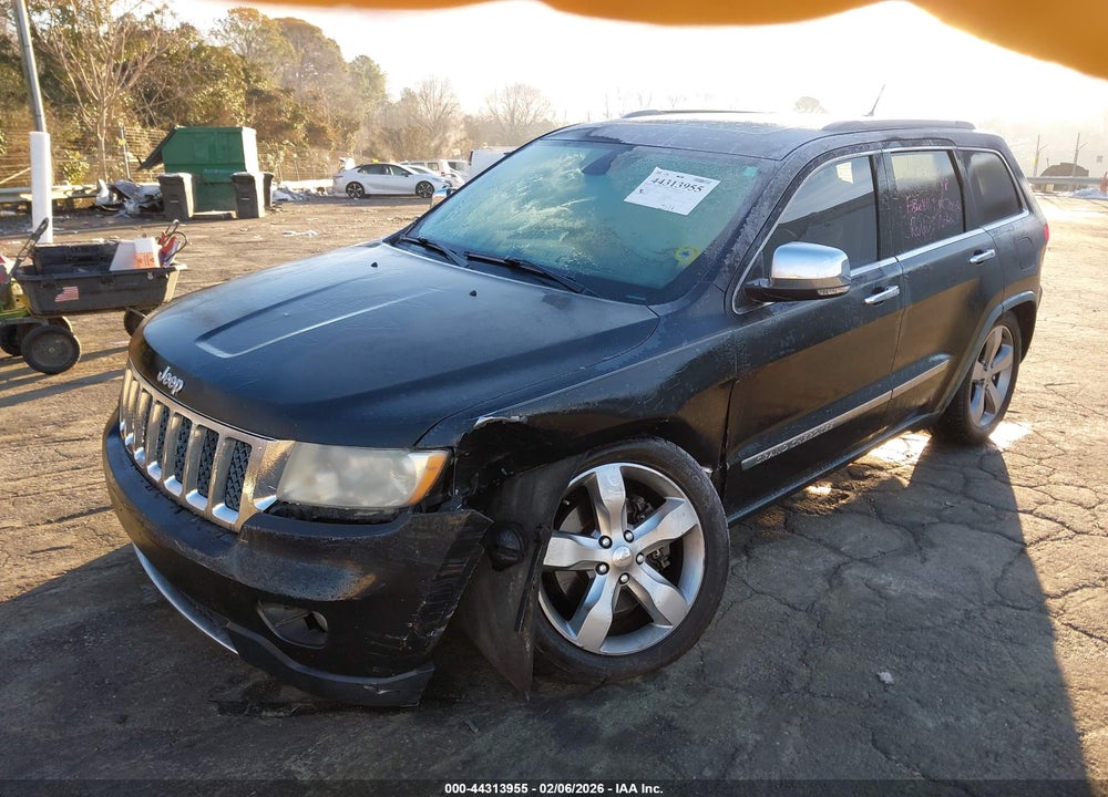 2011 JEEP GRAND CHEROKEE OVERLAND VIN: 1J4RR6GT8BC606514