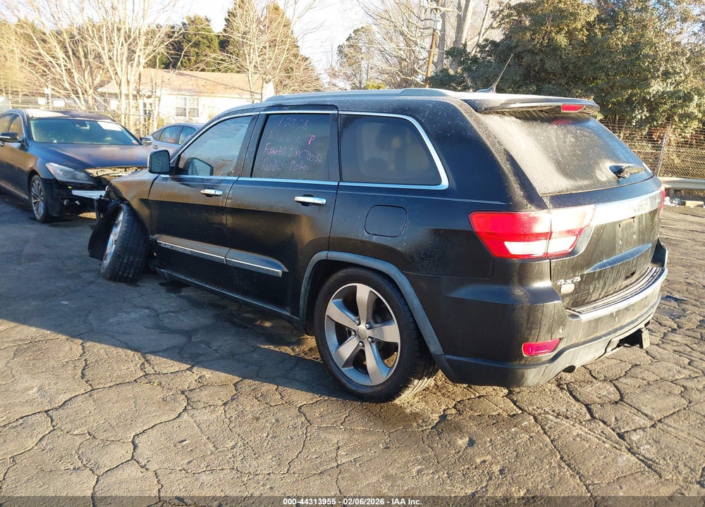 2011 JEEP GRAND CHEROKEE OVERLAND VIN: 1J4RR6GT8BC606514
