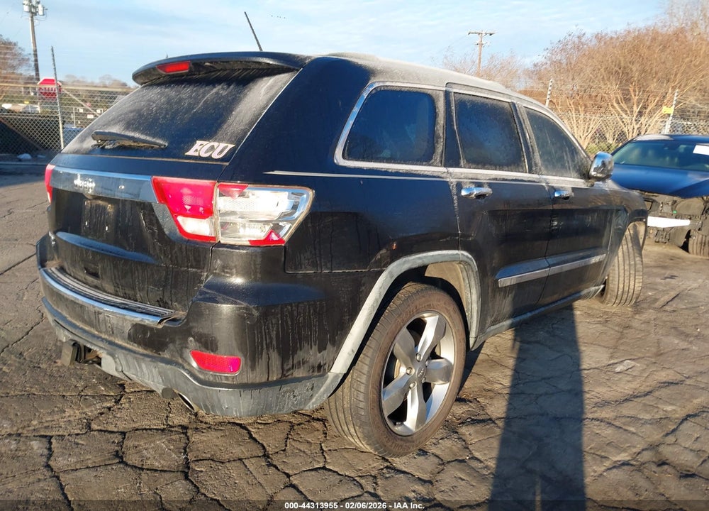 2011 JEEP GRAND CHEROKEE OVERLAND VIN: 1J4RR6GT8BC606514