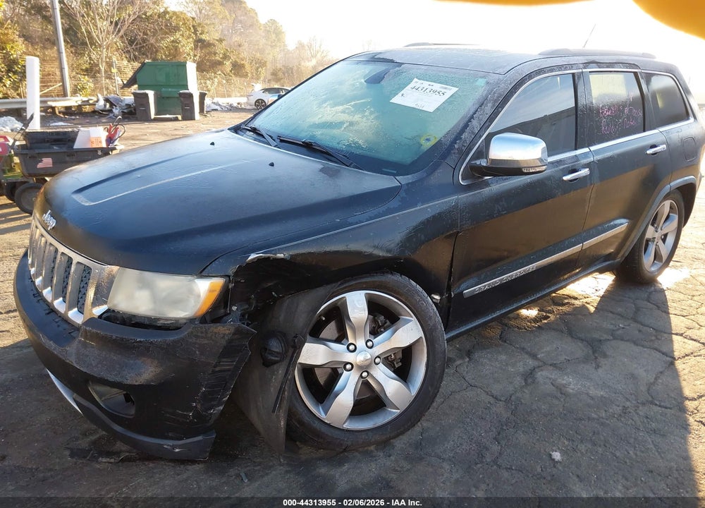 2011 JEEP GRAND CHEROKEE OVERLAND VIN: 1J4RR6GT8BC606514