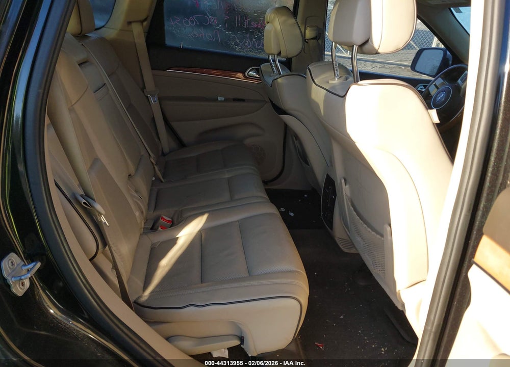 2011 JEEP GRAND CHEROKEE OVERLAND VIN: 1J4RR6GT8BC606514