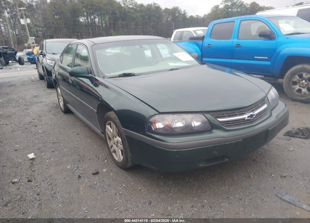 2002 CHEVROLET IMPALA VIN: 2G1WF52E729235205
