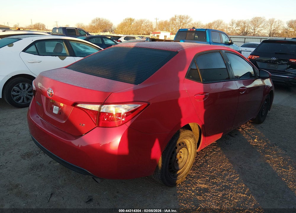 2016 TOYOTA COROLLA LE VIN: 5YFBURHE1GP487419