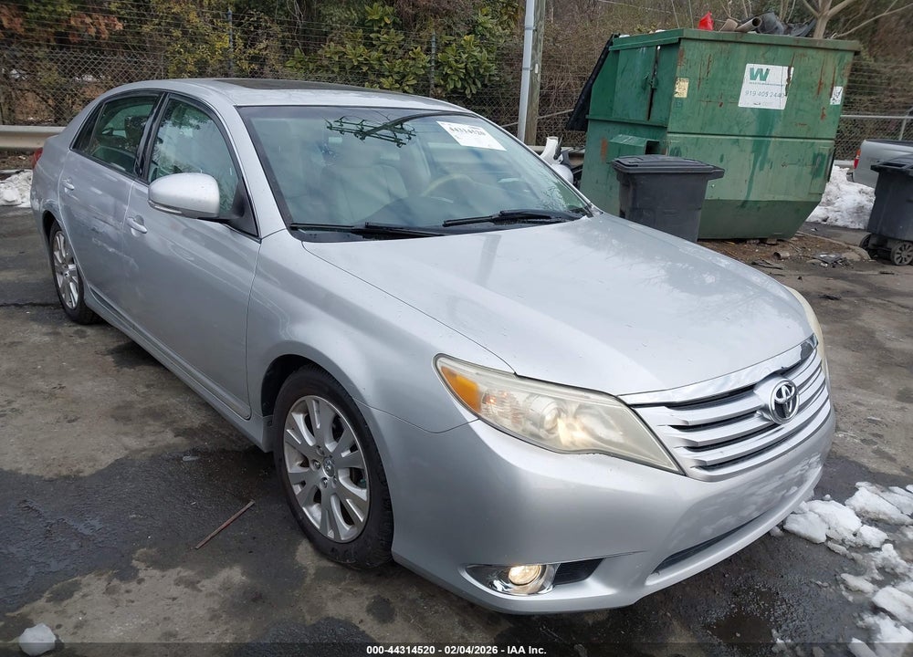 2011 TOYOTA AVALON VIN: 4T1BK3DB5BU377592