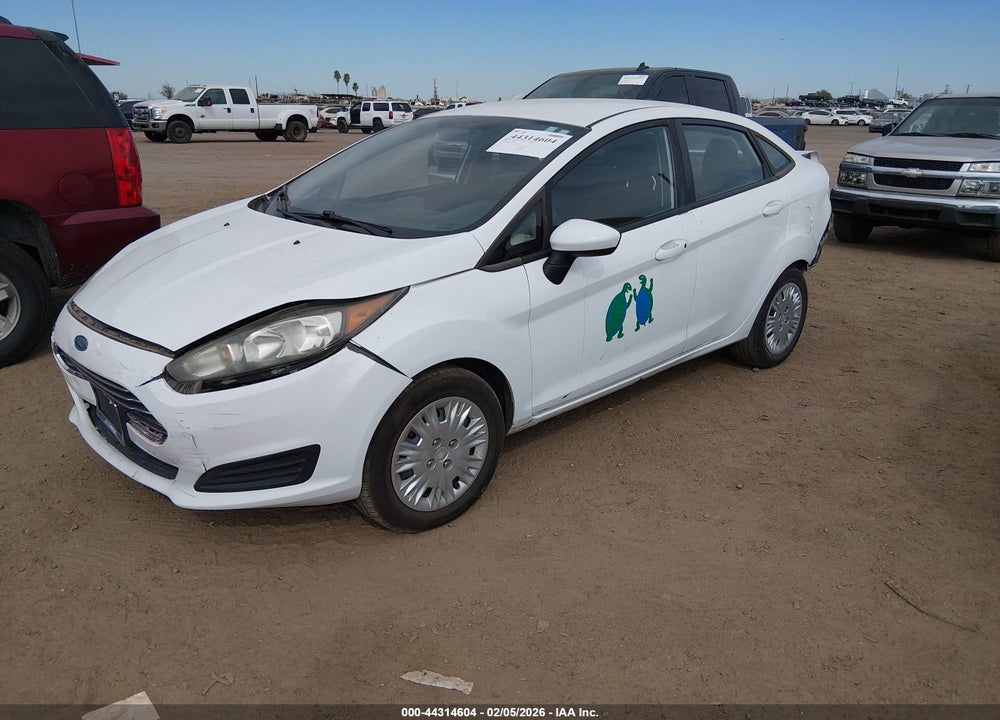 2017 FORD FIESTA S VIN: 3FADP4AJ4HM137890