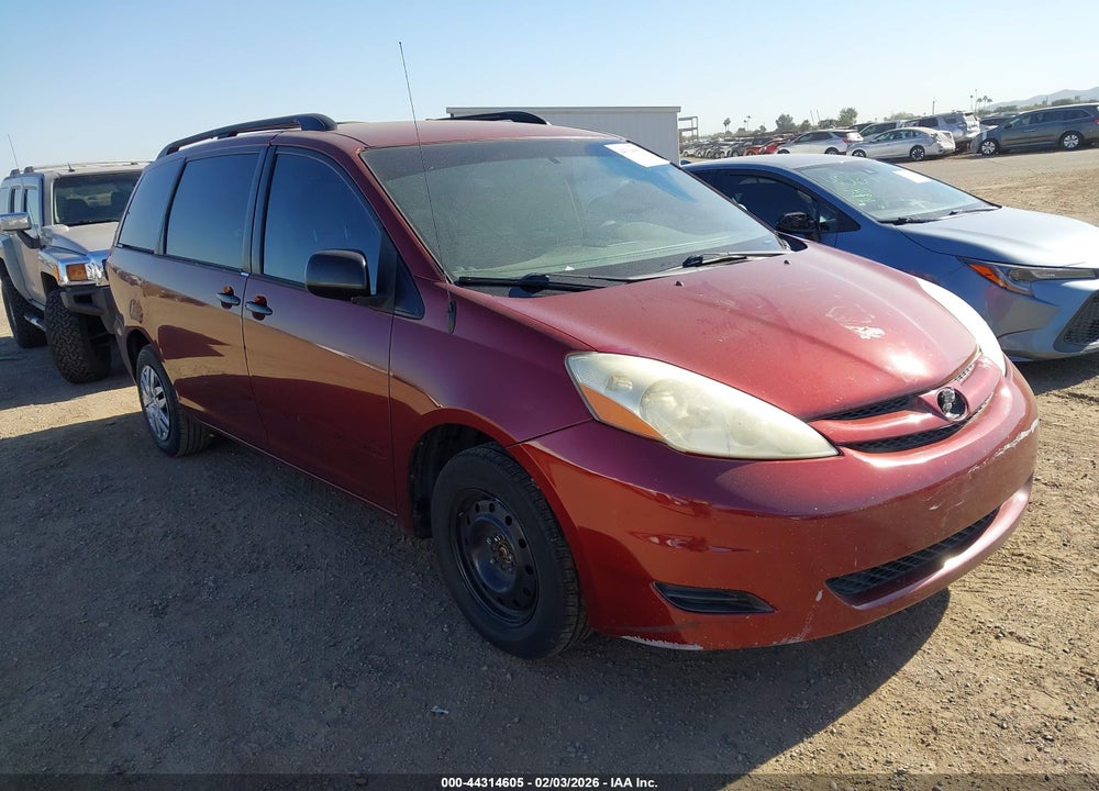 2007 TOYOTA SIENNA CE VIN: 5TDZK23CX7S050818