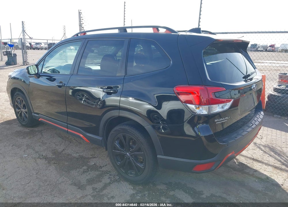 2019 SUBARU FORESTER SPORT VIN: JF2SKAJCXKH499302