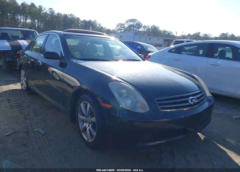 2006 INFINITI G35 VIN: JNKCV51E16M508709