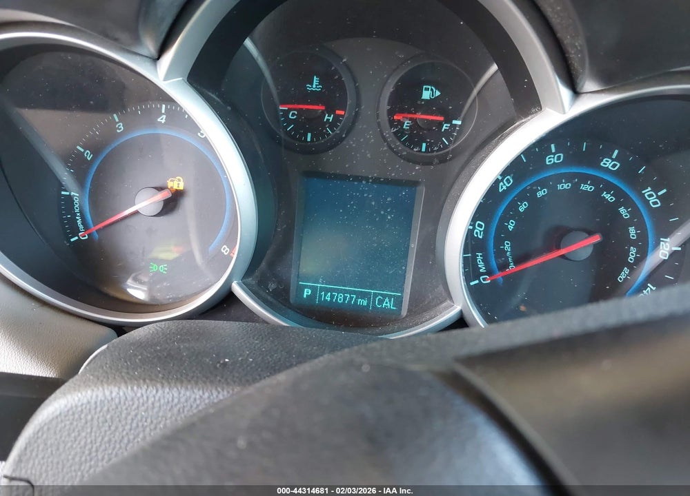 2012 CHEVROLET CRUZE 1LT VIN: 1G1PF5SCXC7235043