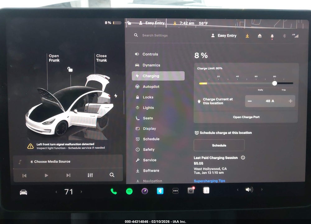 2023 TESLA MODEL 3 PERFORMANCE DUAL MOTOR ALL-WHEEL DRIVE VIN: 5YJ3E1EC3PF509907