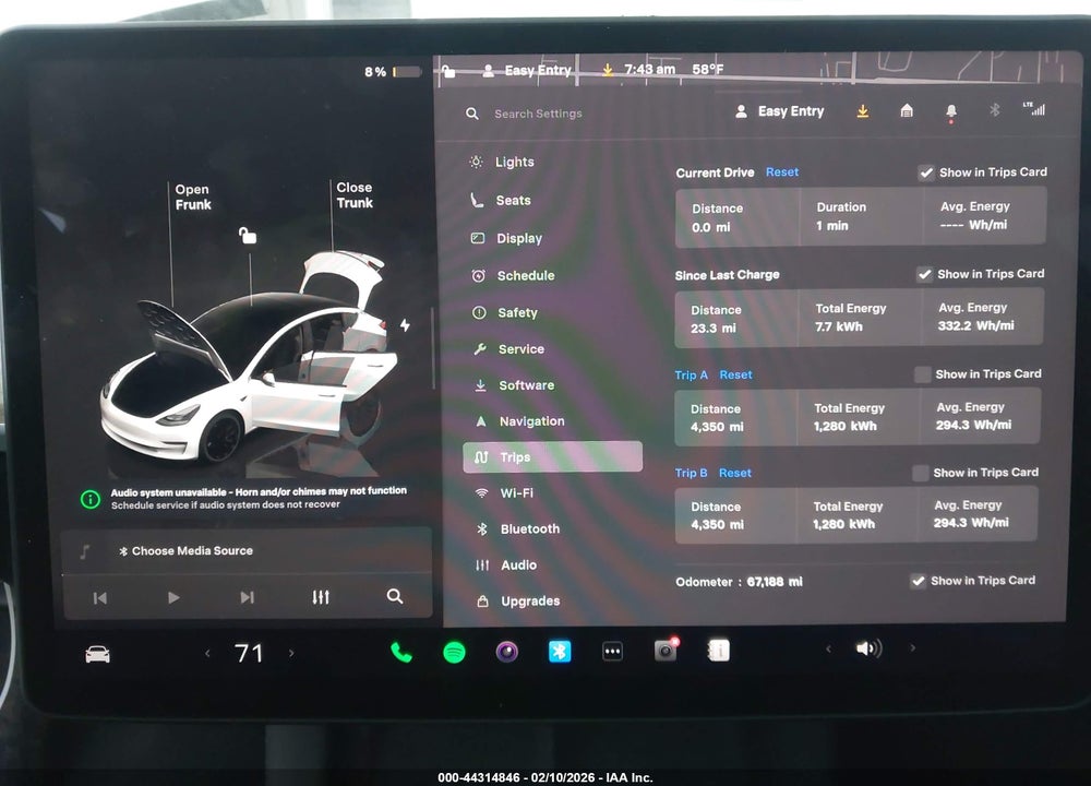 2023 TESLA MODEL 3 PERFORMANCE DUAL MOTOR ALL-WHEEL DRIVE VIN: 5YJ3E1EC3PF509907