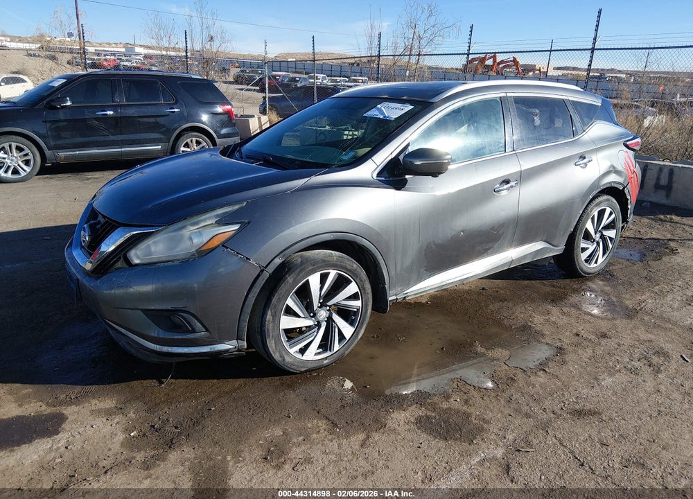 2015 NISSAN MURANO PLATINUM VIN: 5N1AZ2MG3FN217482