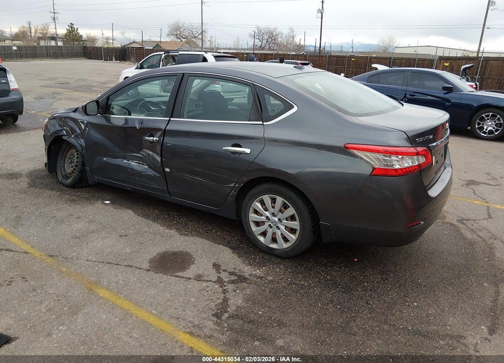 2015 NISSAN SENTRA SV VIN: 3N1AB7AP5FY321522