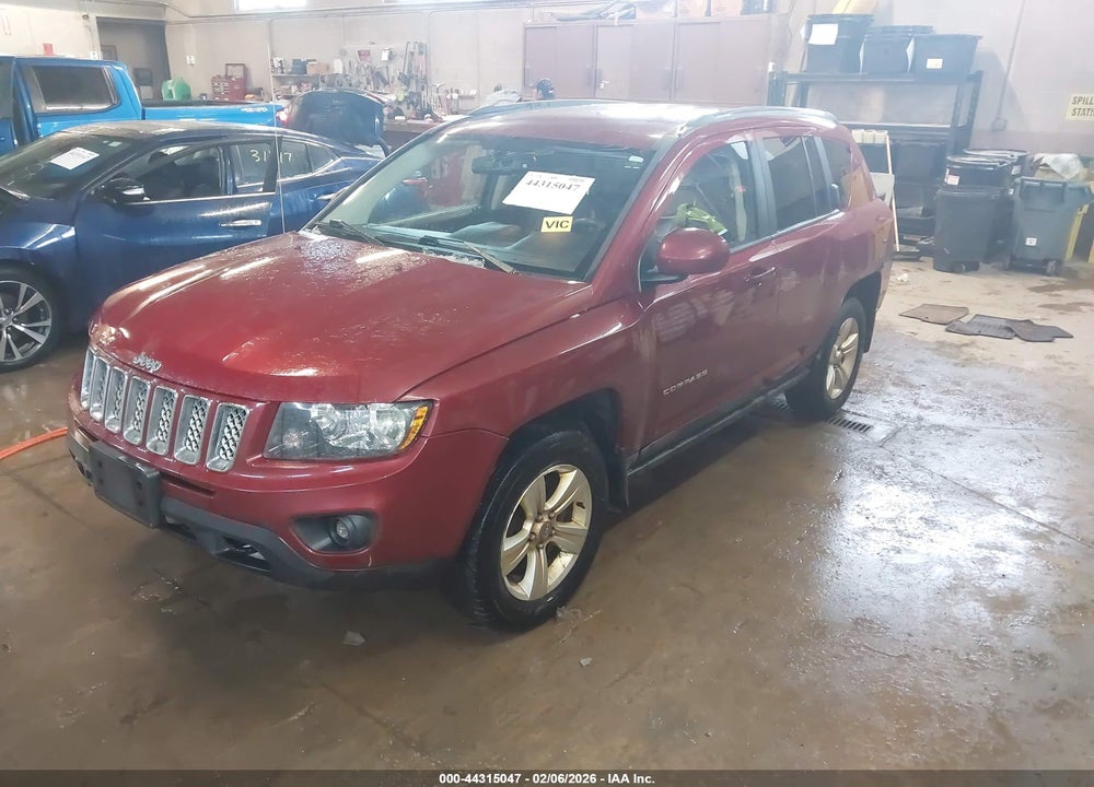 2014 JEEP COMPASS LATITUDE VIN: 1C4NJDEB8ED627744