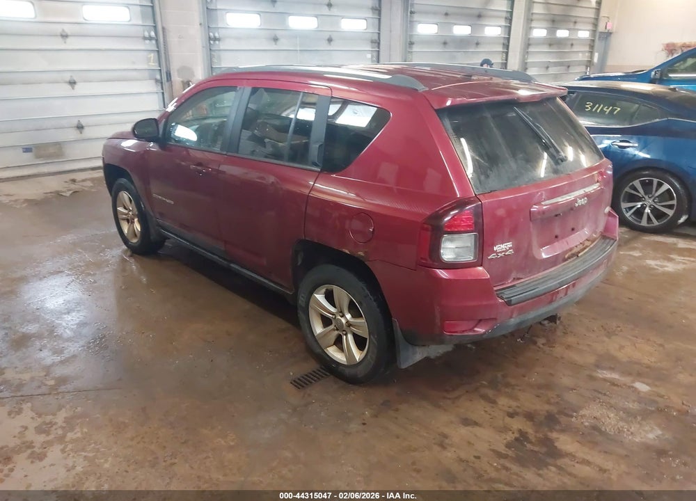 2014 JEEP COMPASS LATITUDE VIN: 1C4NJDEB8ED627744