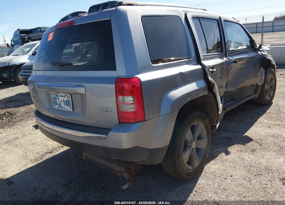 2017 JEEP PATRIOT HIGH ALTITUDE FWD VIN: 1C4NJPFA4HD171298